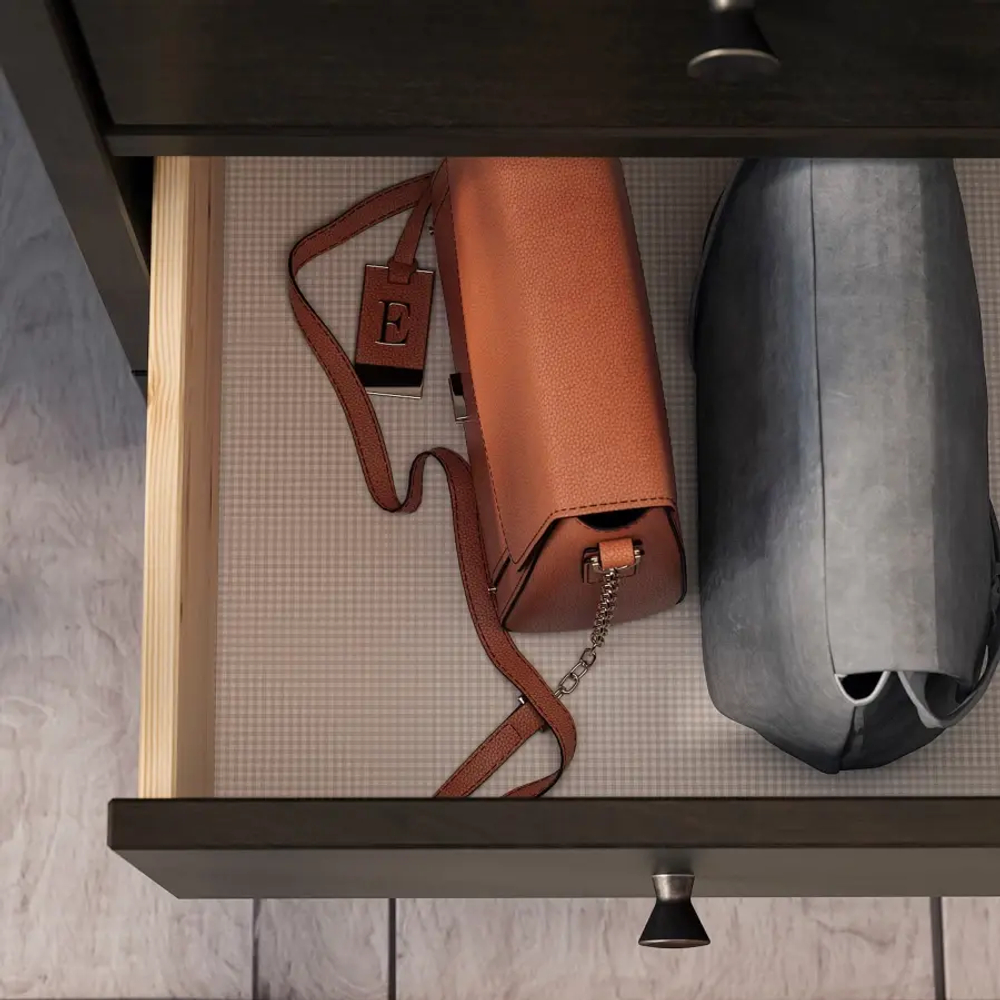 Комод с 4 ящиками - IKEA IDANAS/IDANÄS, 104x118 см, темно-коричневый ИДАНЭС ИКЕА