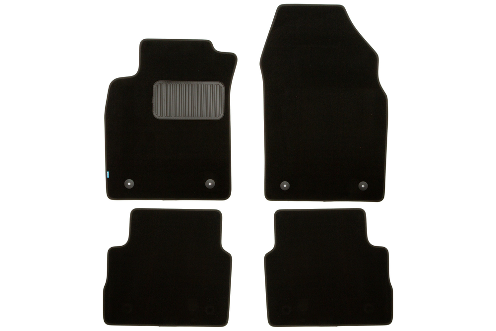 Коврики в салон для OPEL Vectra C АКПП 2002-2005, 2005-2008, седан, 4 шт. (текстиль) KLEVER03370422110KH