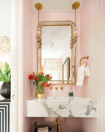 Зеркало "Гийом" gold