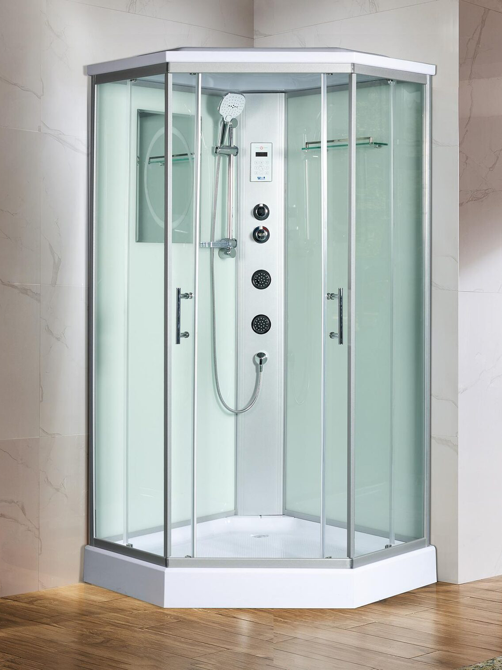 Душевая кабина WeltWasser  WW500 NESSE 1004 1000х1000х2170 мм 10000003285