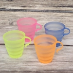 Кружка пластиковая 200мл в наборе 4шт «Полоска»