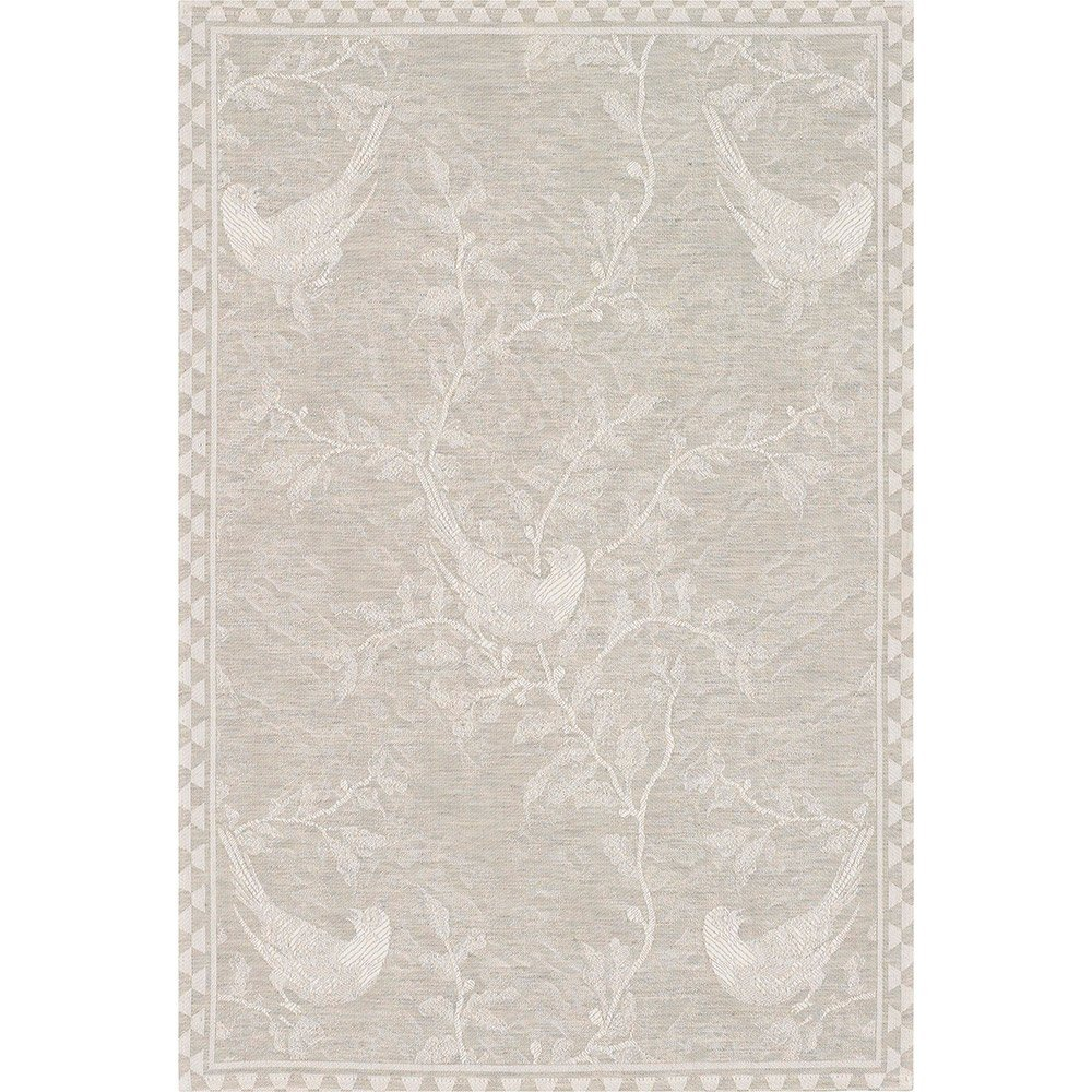 Полотенце кухонное 50х70см Leitner Leinen Vogel серо-голубое