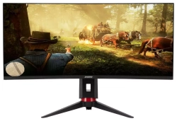 Монитор 34" Digma DM-MONG3410 черно-красный