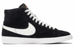 Кроссовки Nike Blazer Black Suede (Женская размерная сетка)