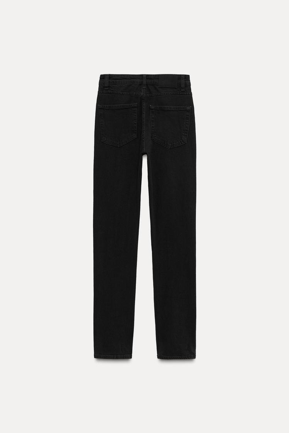 ZARA ДЖИНСЫ SKINNY С ВЫСОКОЙ ПОСАДКОЙ — ZW COLLECTION, ЧЕРНЫЙ