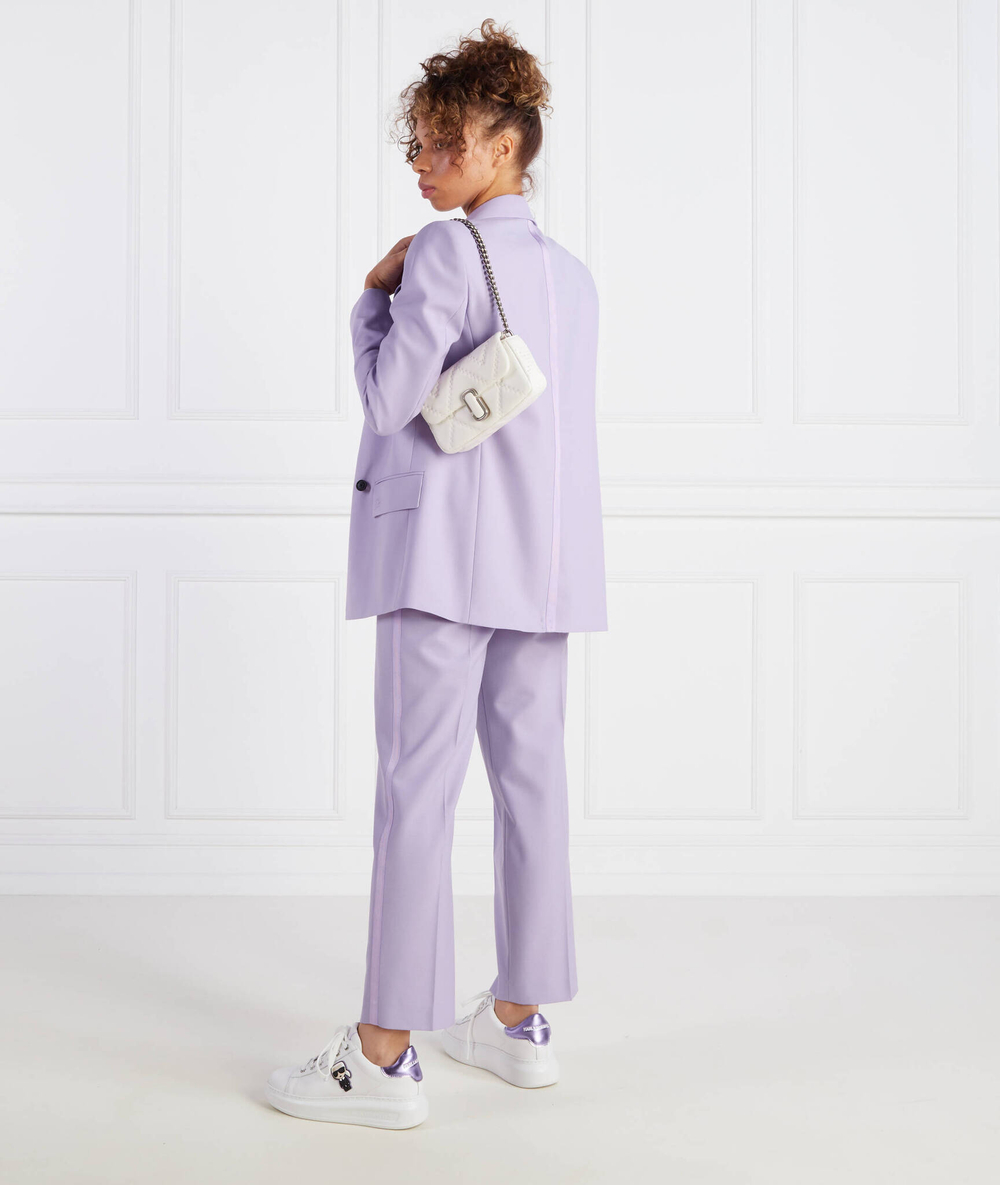 Кожаная сумка-мессенджер THE QUILTED LEATHER J MARC MINI Marc Jacobs - белый(2S3HSH016H03)