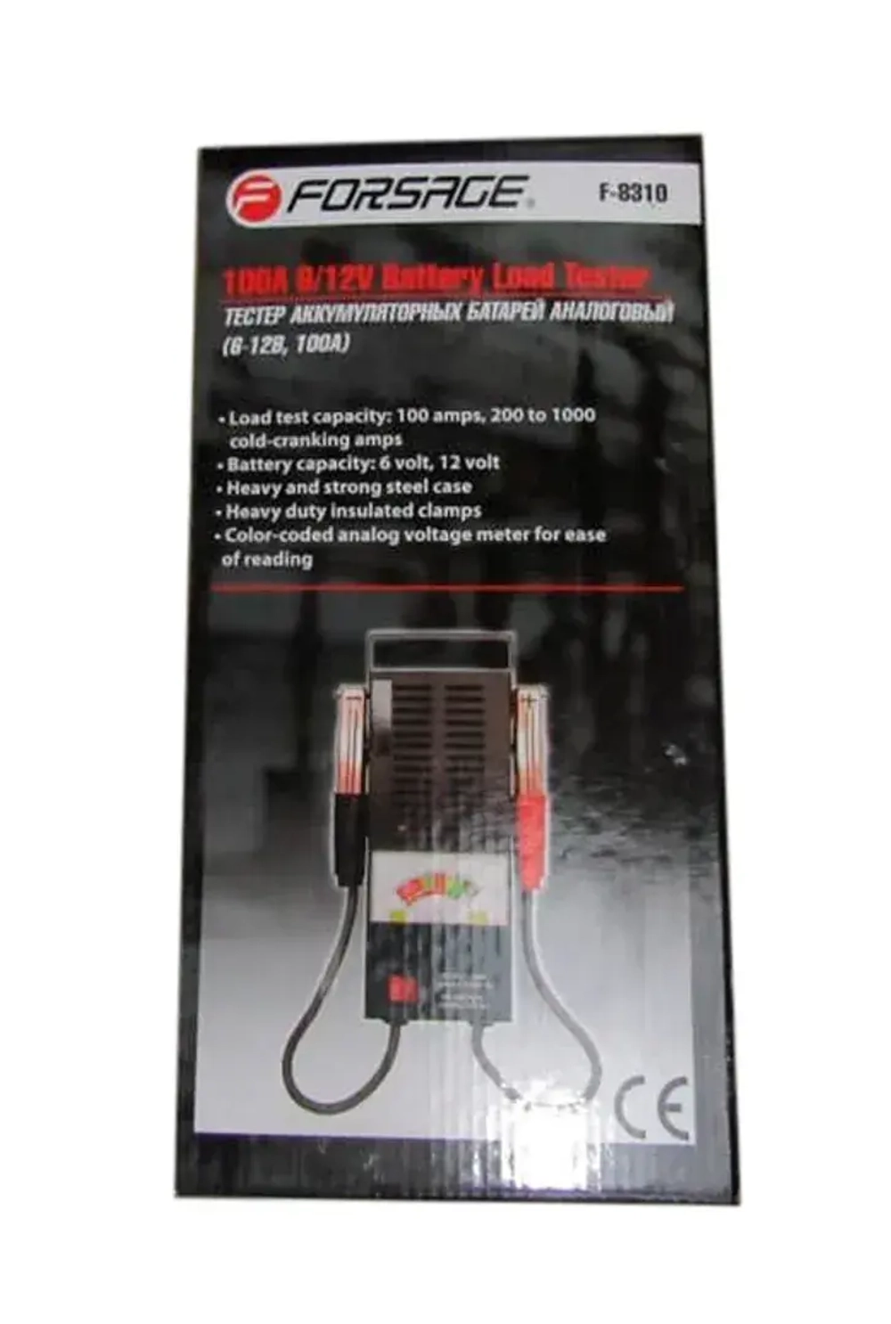 Тестер аккумуляторных батарей аналоговый 6V-12V Forsage F-8310 Forsage F-8310
