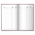 Телефонная книжка А5 (136х202 мм), BRAUBERG "Imperial", под гладкую кожу, 96 л., вырубной алфавит, темно-коричневая, 123869