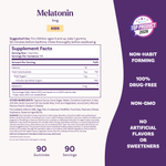 Natrol, Kids, жевательная добавка с мелатонином, для детей от 4 лет, с малиновым вкусом, 1 мг, 90 жевательных таблеток