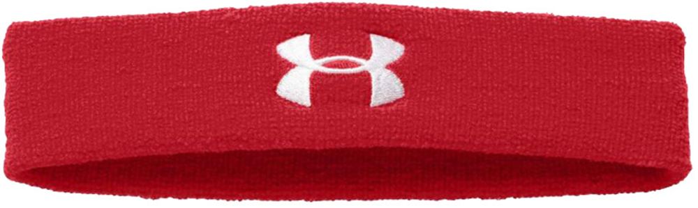 Повязка на голову теннисная Under Armour Performance Headband - red