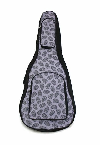 Чехол для классической гитары, MEZZO MZ-ChG-12-3skull2/b