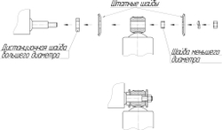 Амортизатор усиленный РИФ задний Mitsubishi L200 2005-2015/Nissan Navara D22 (NP300), Isuzu D-Max 2016+ лифт 40 мм