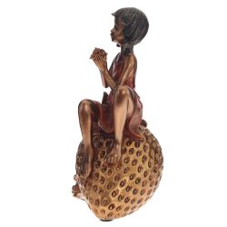 GAEM Фигурка декоративная "Девочка", L13 W11 H22 см