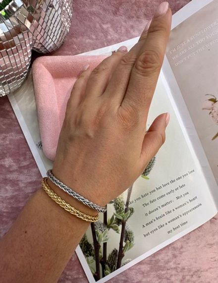 Браслет жесткий "Плетение"