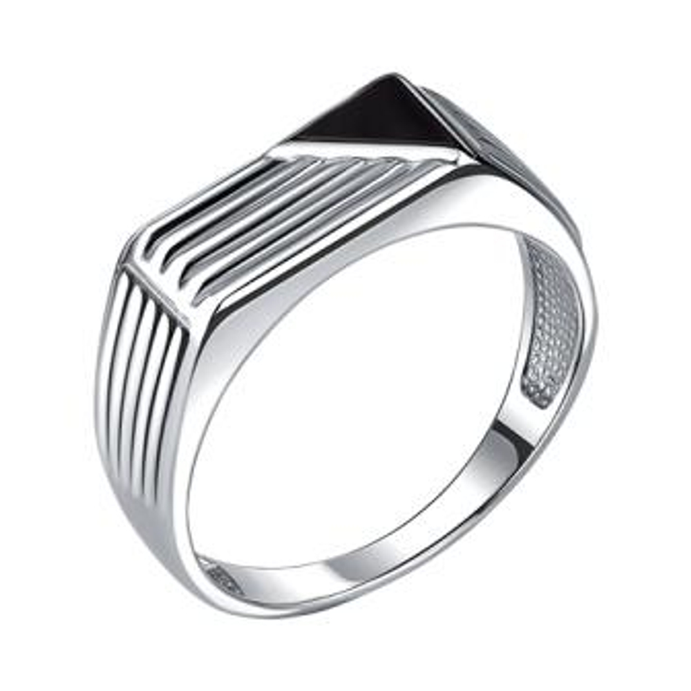 Кольцо из серебра с фианитами