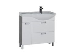 Тумба с раковиной Aquanet Сити 90 R венге