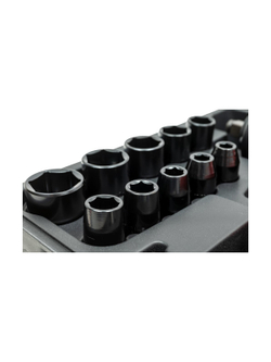 Ударный пневмогайковерт (880 Нм; 1/2; кейс) Gigant Professional PW 880RKS + набор головок