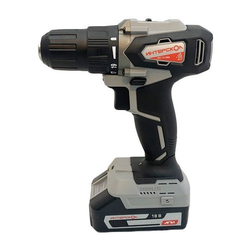 Дрель аккумуляторная Интерскол ДА-13/18 BK АПИ кейс 2,0Ач