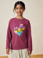 Лонгслив для девочки Next N90-170, Бордовый