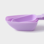 Набор мерных совков и ложек Доляна «Дабл», совки: 80 мл, 120 мл, 250 мл, ложки: 5 мл, 10 мл, 20 мл, пластик, цвет МИКС