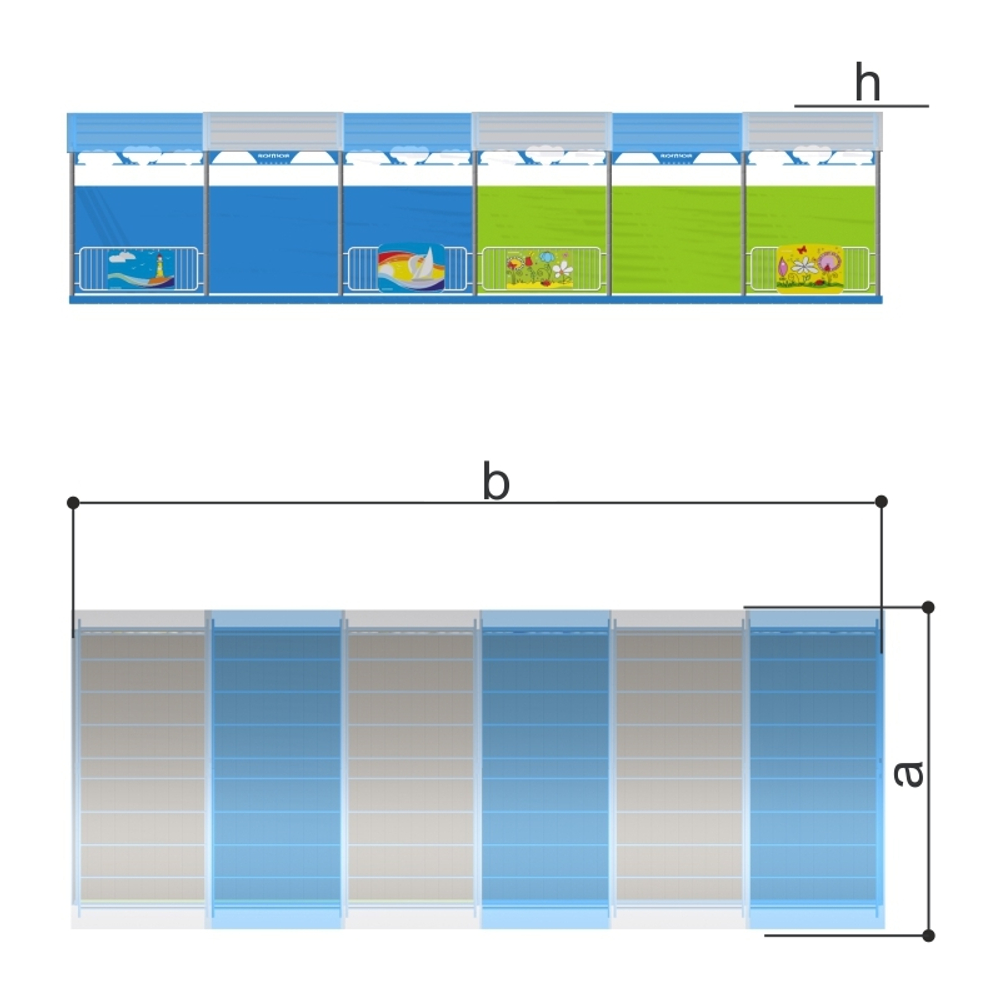 Теневой навес Romana 301.43.00 (Веранда)