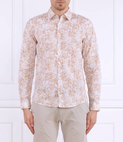 Льняная рубашка Hanson Joop! Jeans - бежевый(30036366)