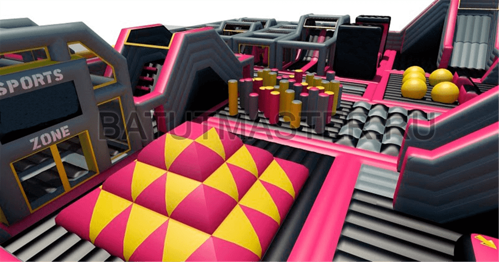 Надувной парк "Спорт зона"