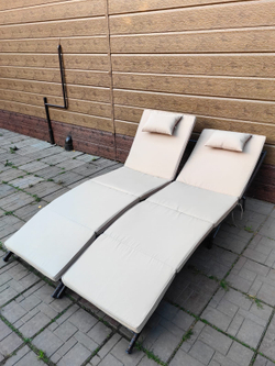 Шезлонг складной из искусственного ротанга Ливерпуль цвет Шоколад