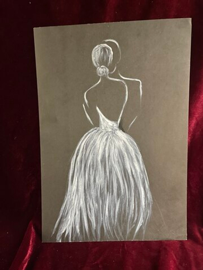 Картина «Свидание» | Холст, акрил 30х40 см | Художница Ефимова Ольга