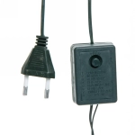 Гирлянда для дома 1,5м 12 ламп LED зелёный пров.,8 реж, IP-20, Красный