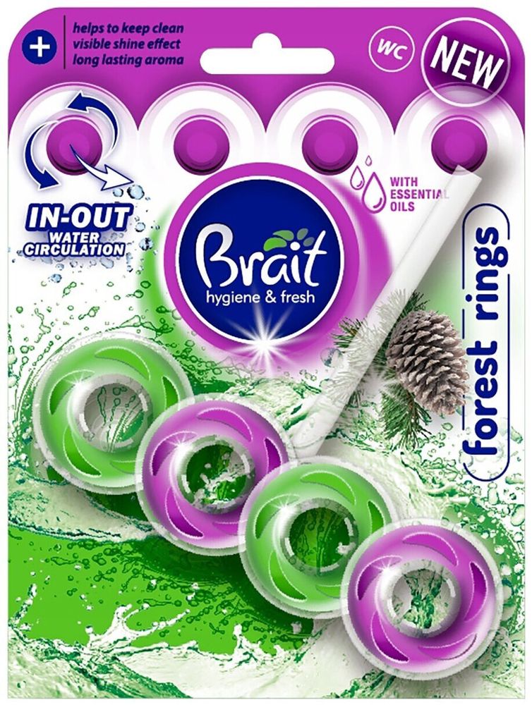 ТУАЛЕТНЫЙ БЛОК BRAIT RINGS FOREST RIM BLOCK 3*40G 3628