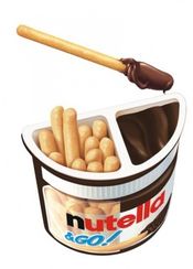 Şokolad yağı \ Шоколадная масло Nutella kreker ilə 52 q