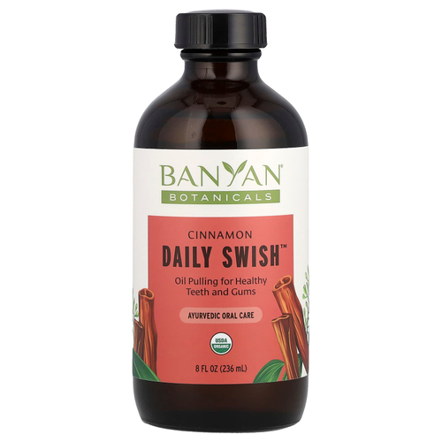 Banyan Botanicals, Daily Swish™, со вкусом корицы, 236 мл (8 жидк. унций)