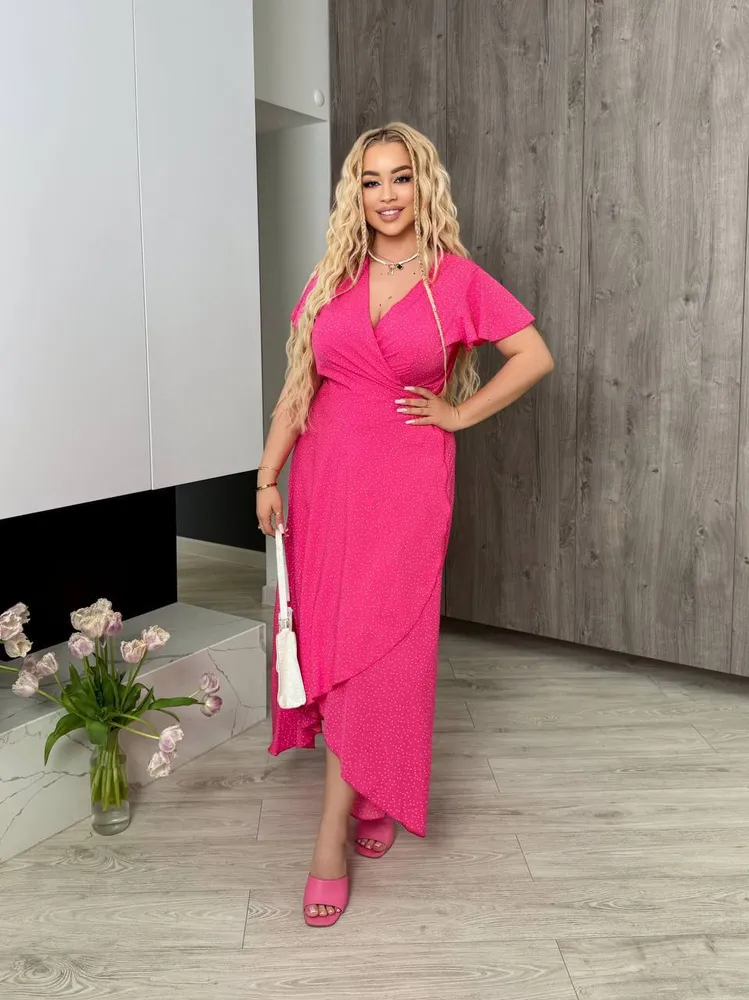 Платье на запах УК-1964-18 Фабрика Моды