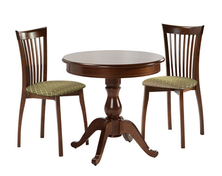 Обеденная группа Аврора Фабрицио 2 темный орех (100291, 100129)