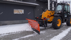 Снеговой отвал для телескопического погрузчика