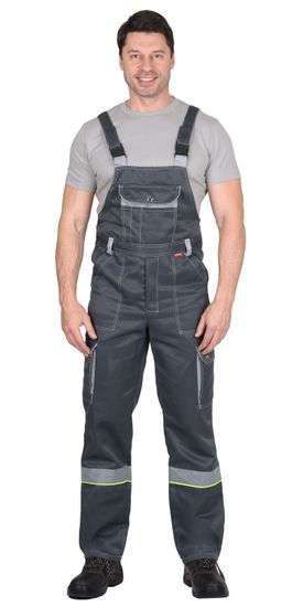 Костюм "Сириус-Титан" полукомбинезон (серый/с.серый/лимон)