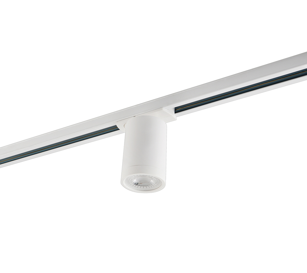 DK6501-WH Трековый светильник IP 20, 10 Вт, GU10, LED, белый, пластик