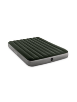 Мaтрас нaдувной Intex 64109 Prestige Downy 152х203х25 см / Крoвать нaдувная Интeкс двухспальная велюровая для дома и туризма