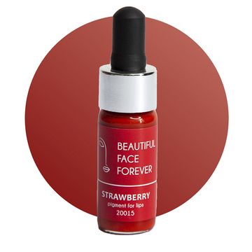 Красивое Лицо Всегда - пигмент  для губ   "Клубника"