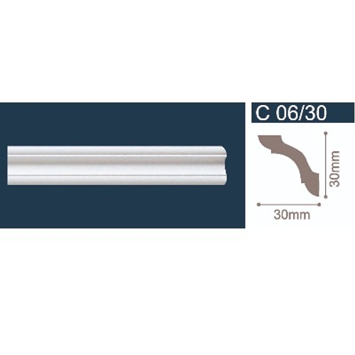 Плинтус потолочный "SD" 06/30 30*30мм 2м