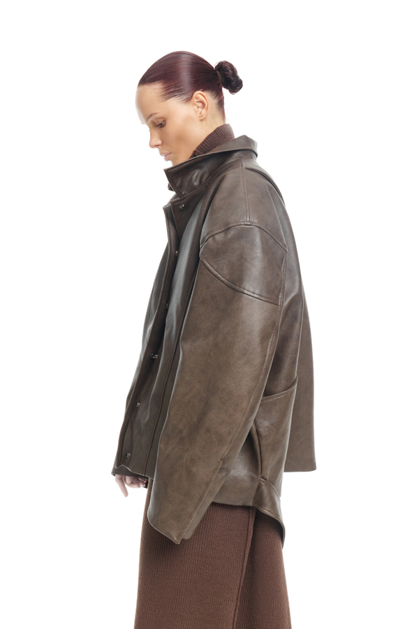 Кожаная куртка URBAN Brown