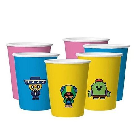 Стаканы (250 мл) Brawl Stars, Герои