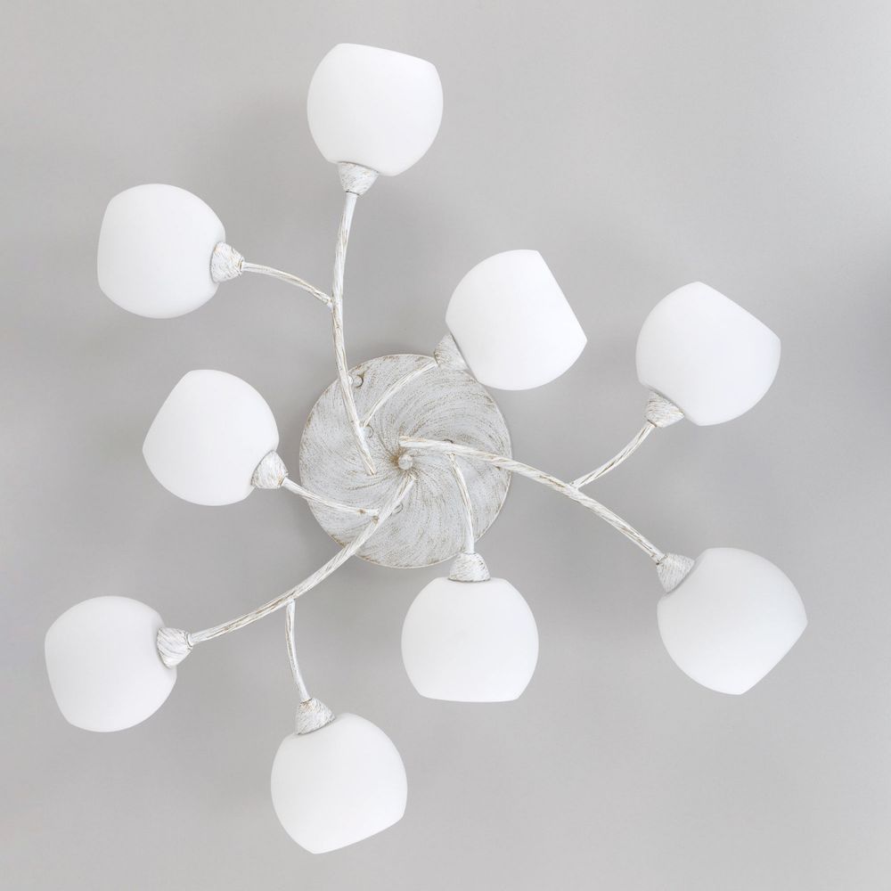 Citilux Флорида CL148190 Люстра потолочная Белая с патиной