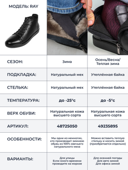 Ботинки Ray 670M