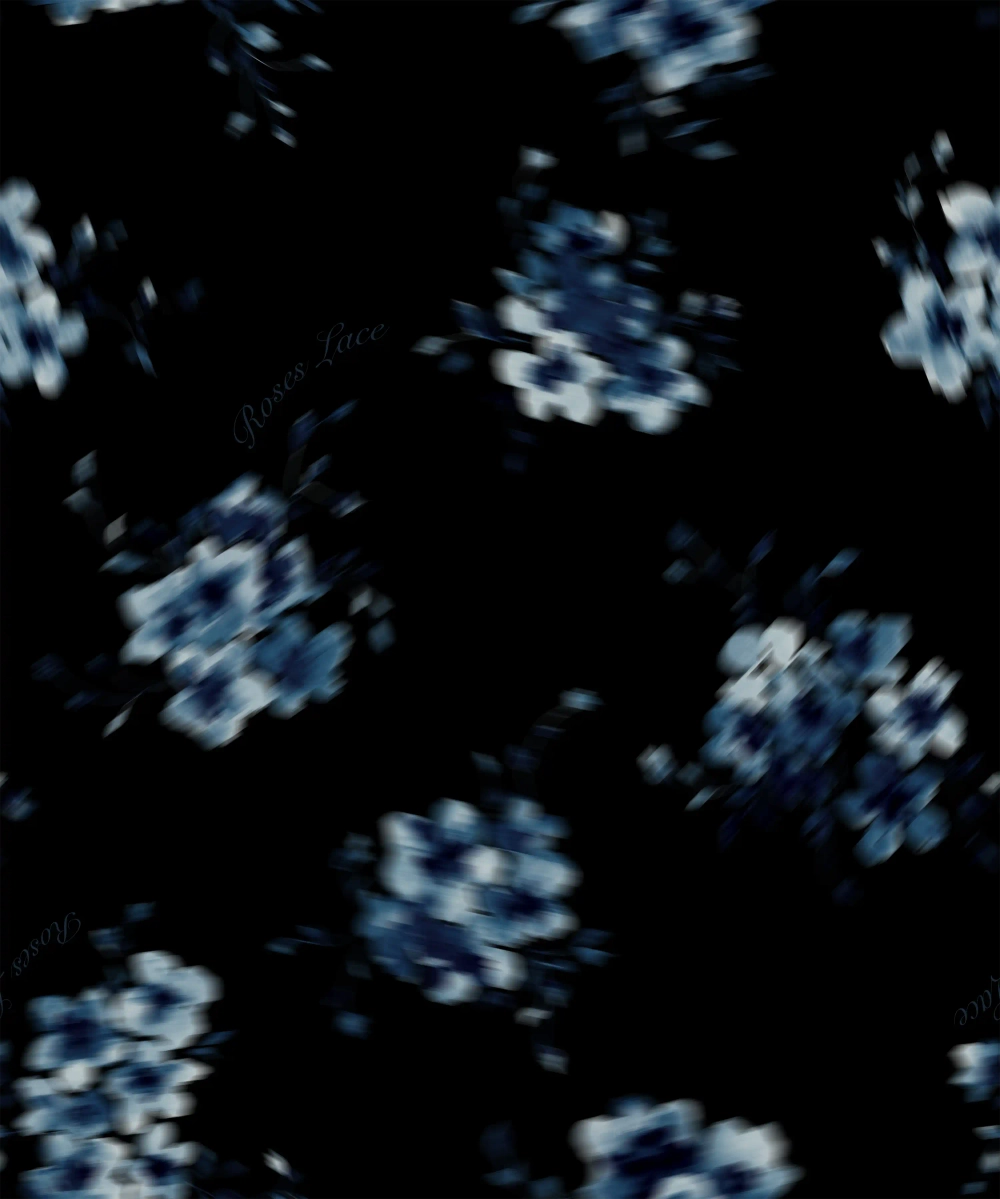 Emma maxi, платье макси из черного атласа со средним цветочным принтом