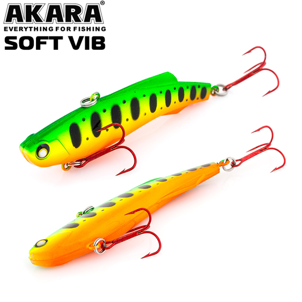 Воблер Akara раттлин Soft Vib 85 мм 25 гр. (7/8 oz 3,3 in) A140