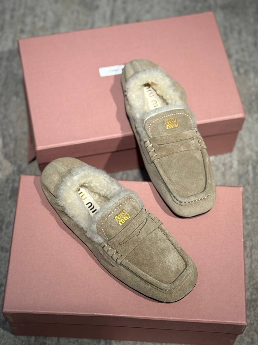 Лоферы MIU MIU