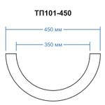 ТП101-450 тело полуколонны (d370 D450 h2000мм), шт