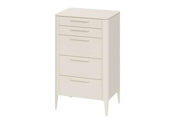 Комод Type высокии? 5 ящиков (молочный)